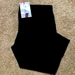 Women With Control Black Pants Size 3X-Petite